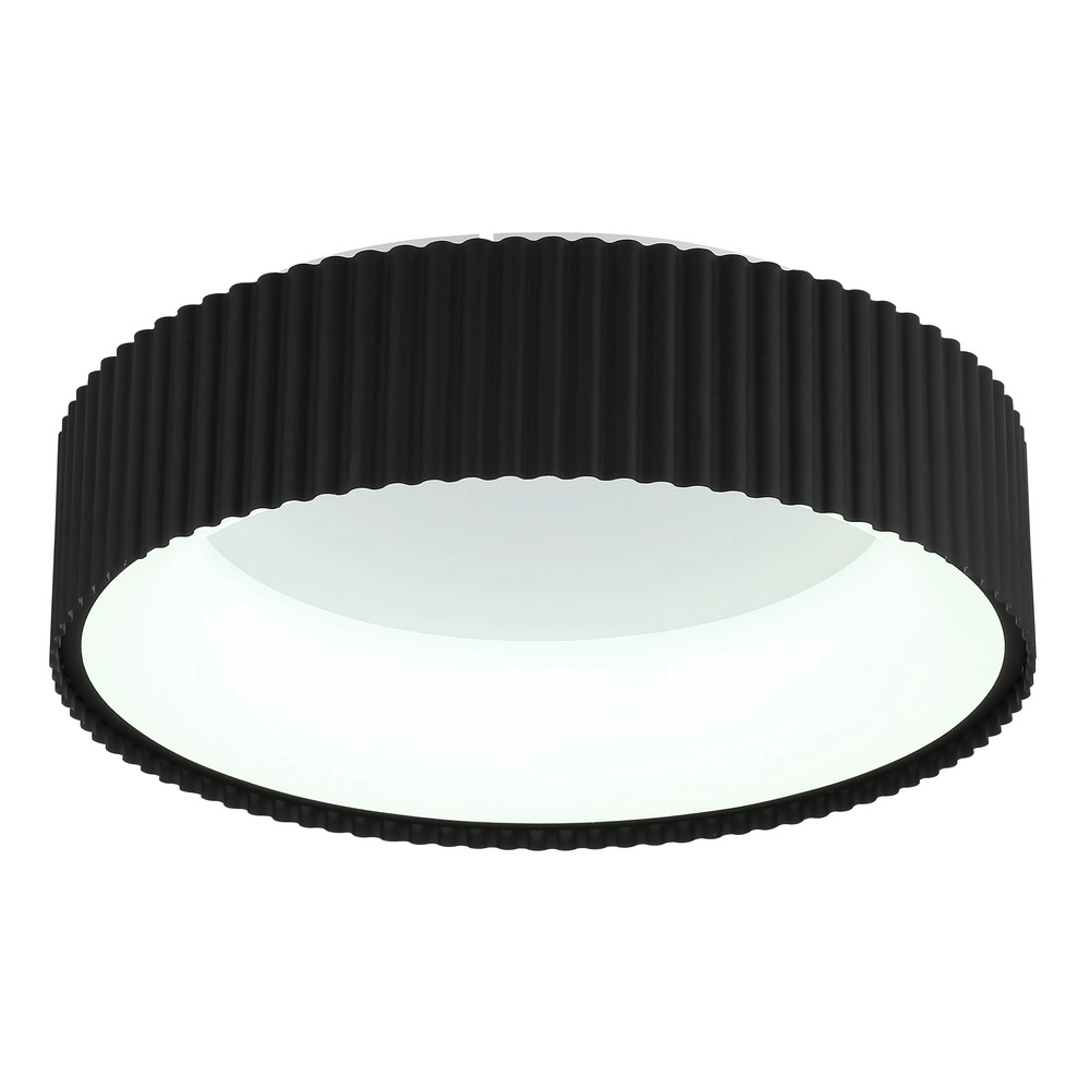 Ceiling lamp Kemp black Ø 46cm Globo 9007371575268