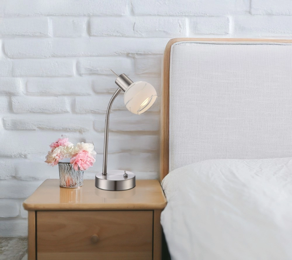 Desk lamp Elliott nickel Globo 9007371249336