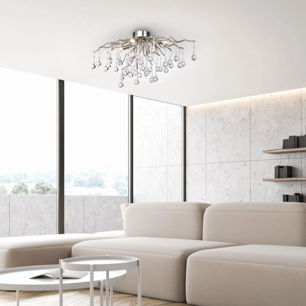 Chandelier Icicle metal 60cm Paul Neuhaus 4012248352076