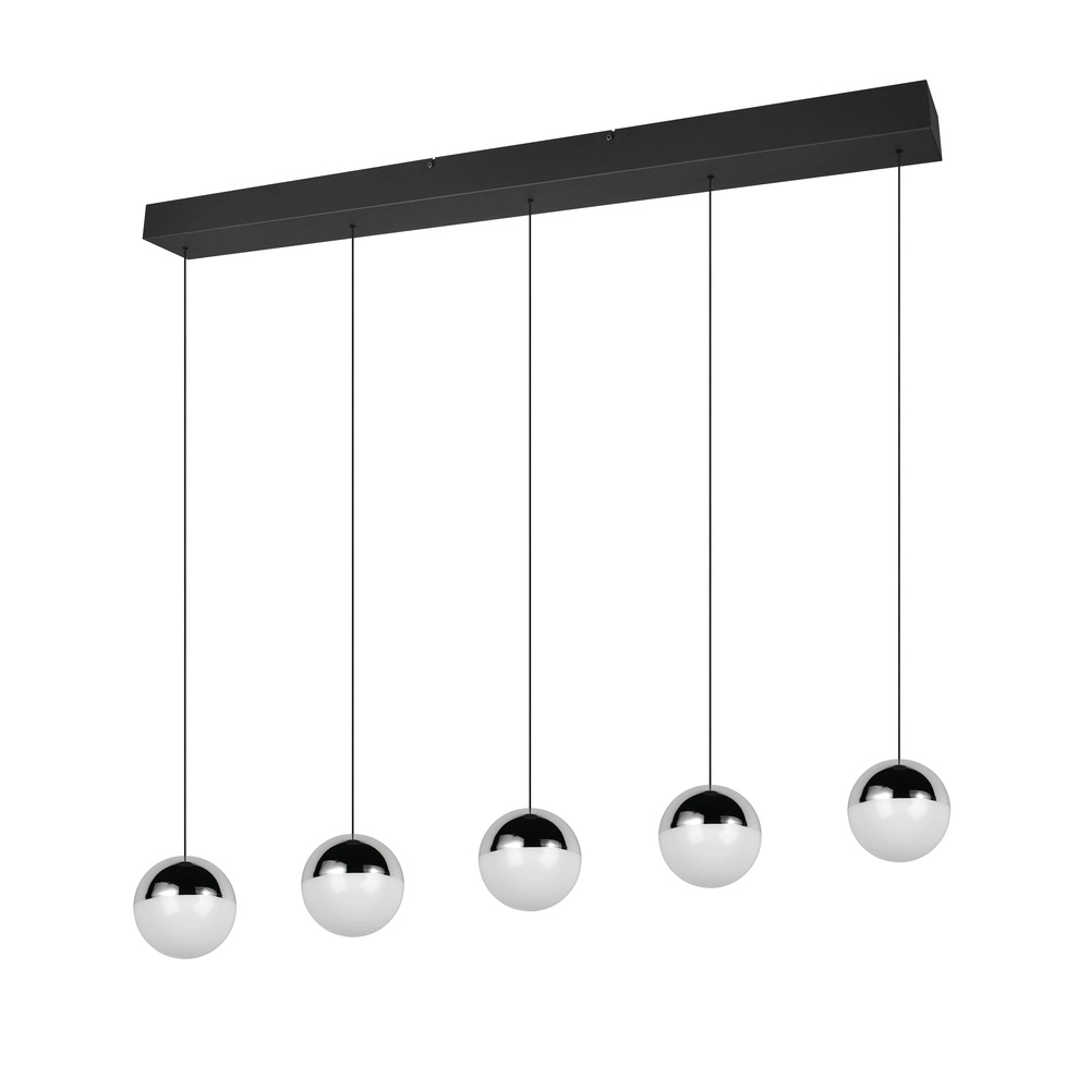 5-light pendant lamp Senta chrome Trio 4017807685855