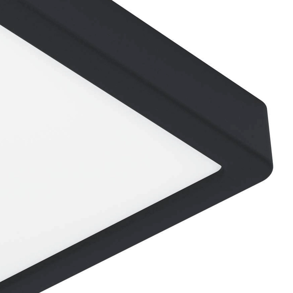 Black ceiling light Fueva 5 21 by 21cm Eglo 9008606244874