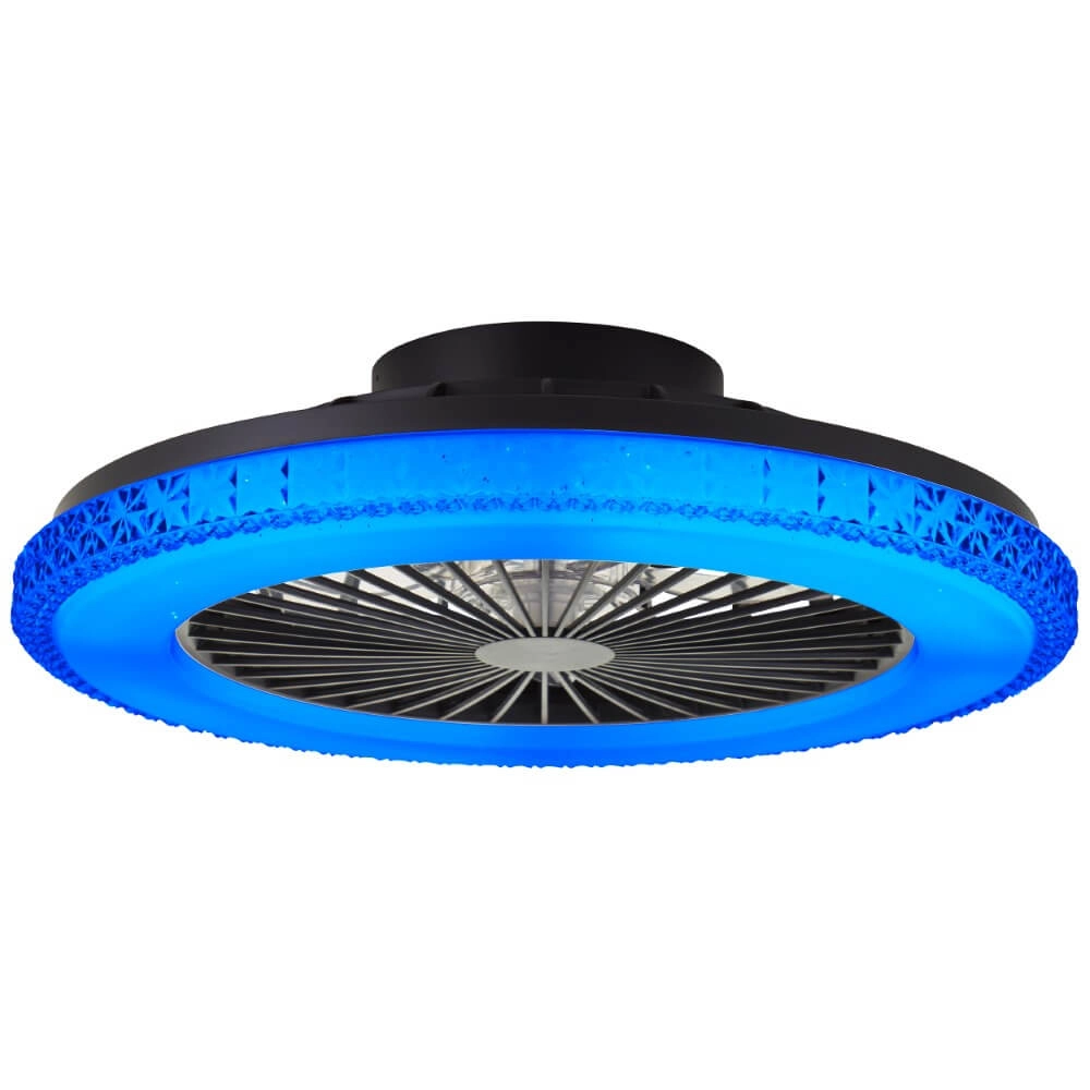 Black fan Badria with RGB function Brilliant 4004353435850
