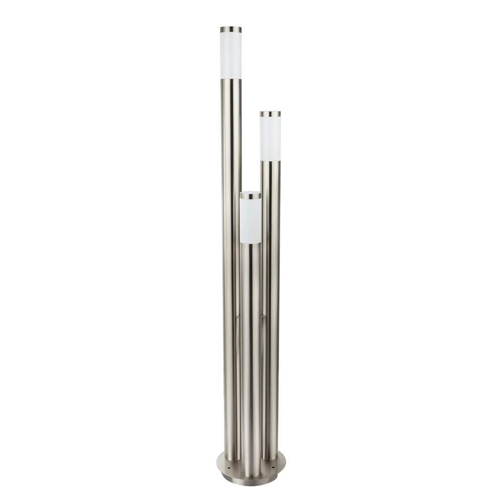 3-light garden lamp Boston Stainless steel