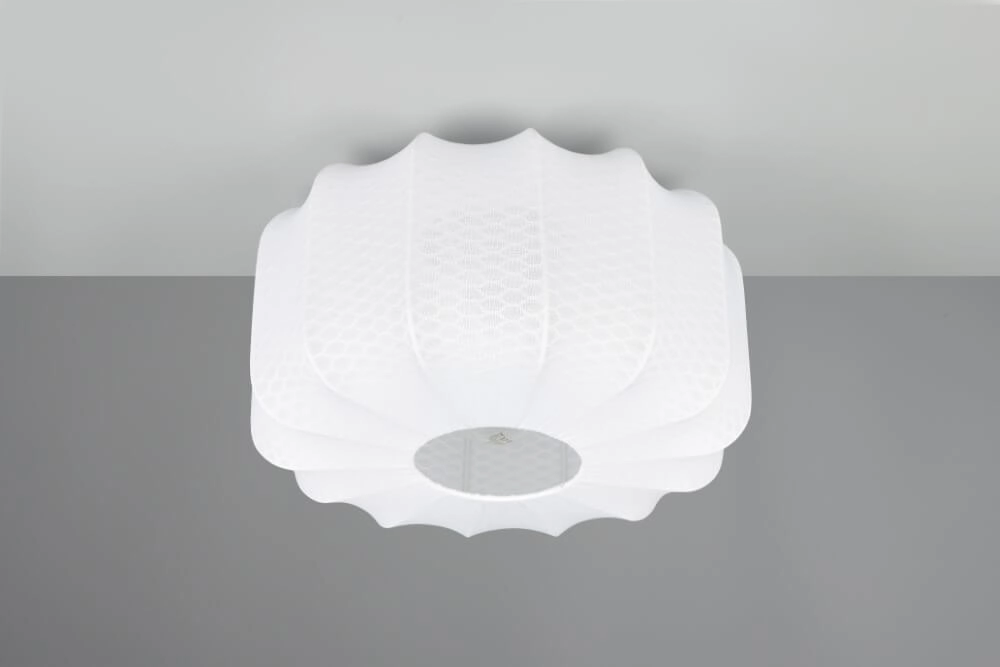 White design ceiling lamp Madleine Ø 40cm Trio 4017807638257