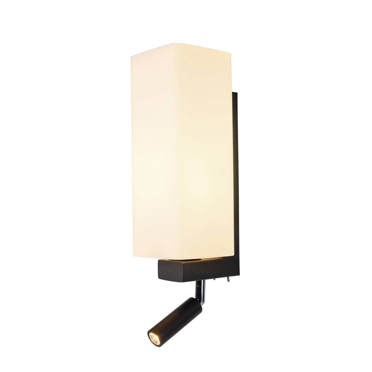 Bedroom wall lamp Quadrass black SLV 4024163235853