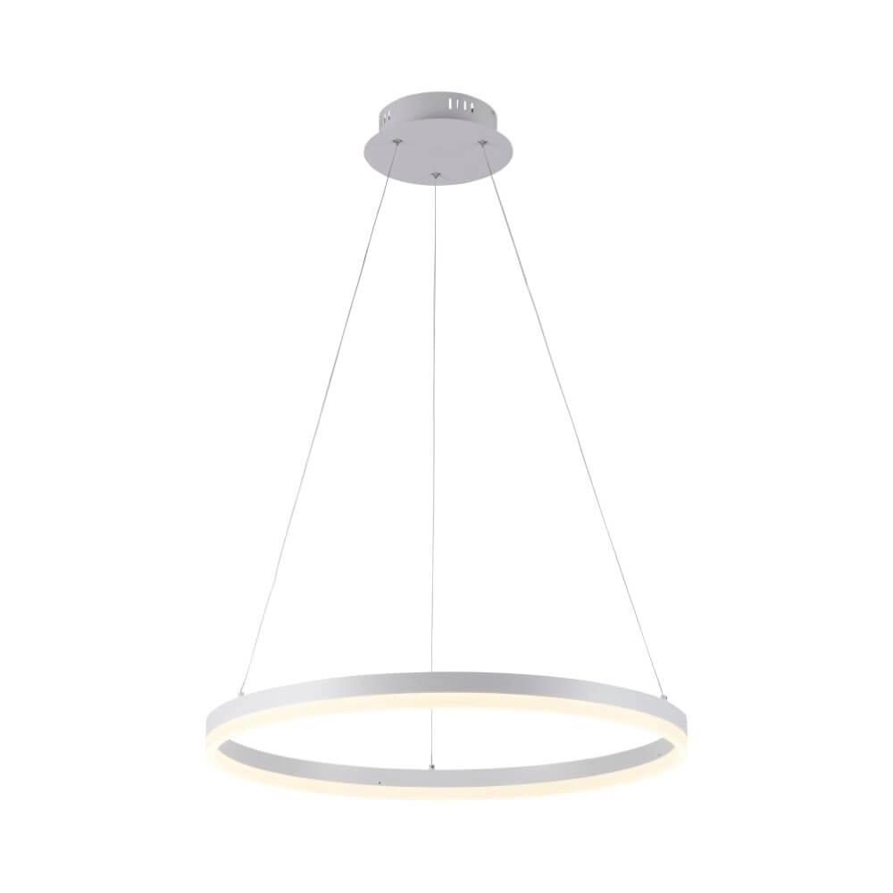 Modern pendant lamp Titus Ø 60cm white Paul Neuhaus 4012248365366