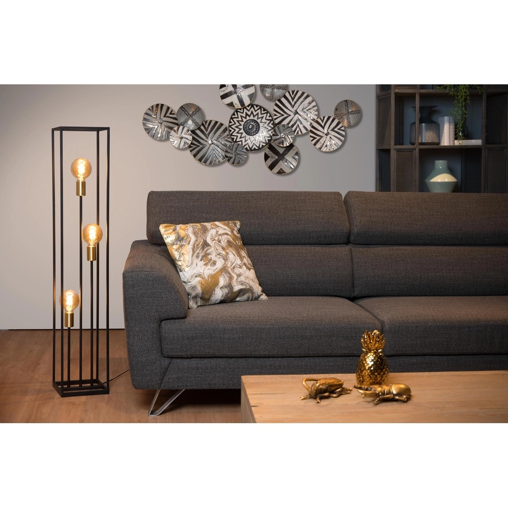 Floor lamp Ruben Black Lucide 5411212000200