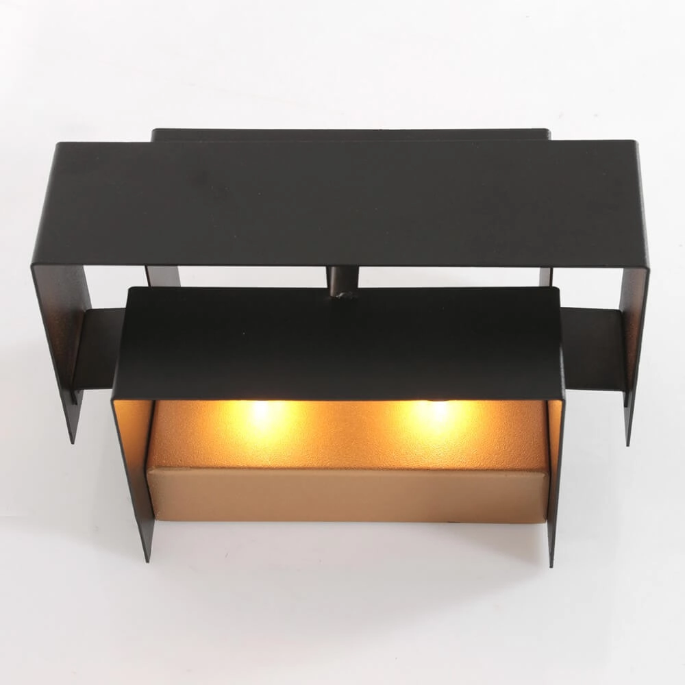 Black wall spotlight Muro elongated Steinhauer 8712746152715
