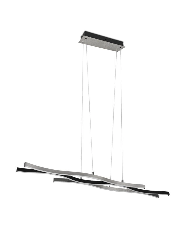 Hanging lamp Blaze black with metal Trio 4017807540161