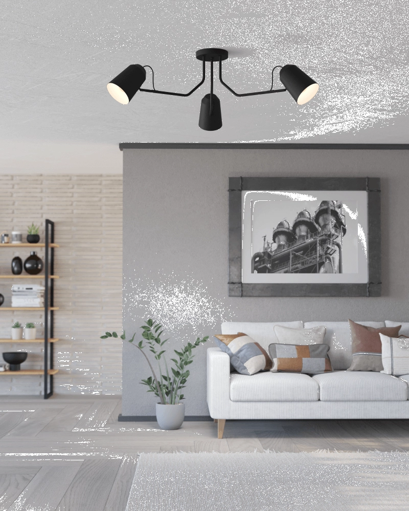 Spider ceiling lamp Loreto Eglo 9008606235629