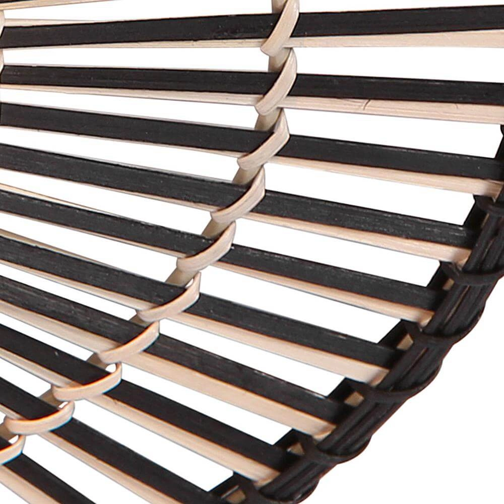 Ceiling lamp Aura black with bamboo Steinhauer 8712746174144