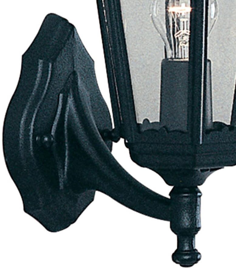 Classic outdoor lamp Alex Up black Searchlight 5013874157874