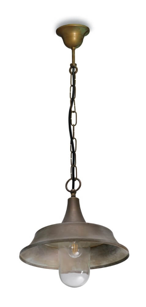 Country Pendant Lamp Atelier S - aged brass