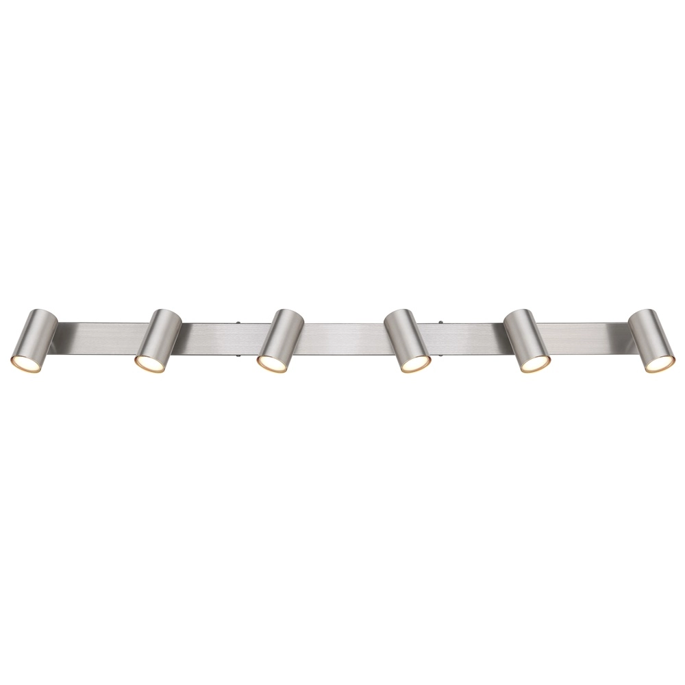 Ceiling lamp 6-lights Robby nickel Globo 9007371430598