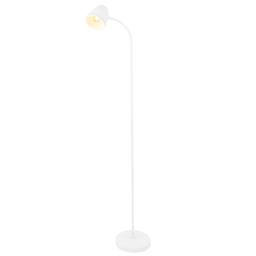 Design floor lamp Jason white