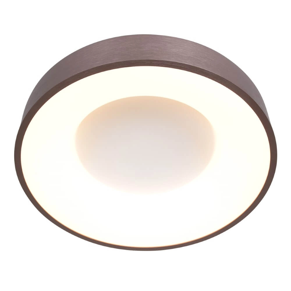 Bronze LED ceiling lamp Ringlede Ø 48cm Steinhauer 8712746167412