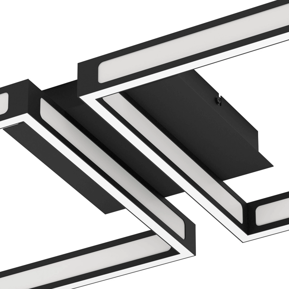 Led ceiling light Altaflor black Eglo 9002759997885