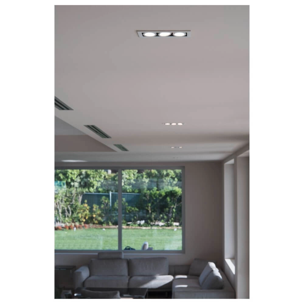 Square LED recessed spotlight Kadux Triple 3x Led - white - 3000K SLV 4024163278836