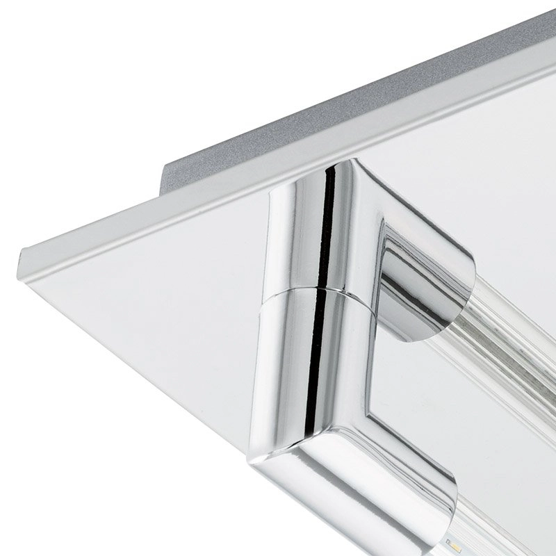 LED flush ceiling light Velarde 4-light gray Eglo 9002759953973
