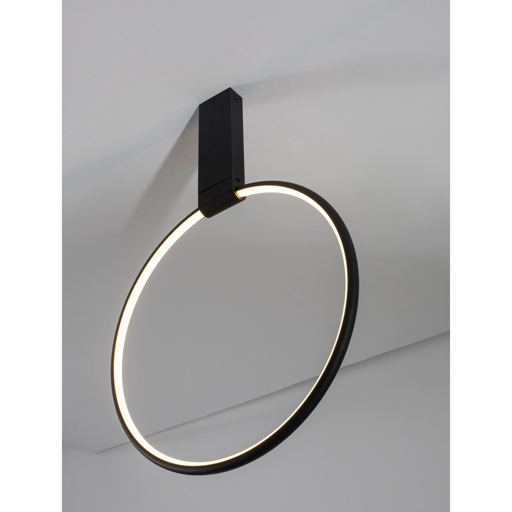 Design ceiling lamp Garve black Ø 40cm