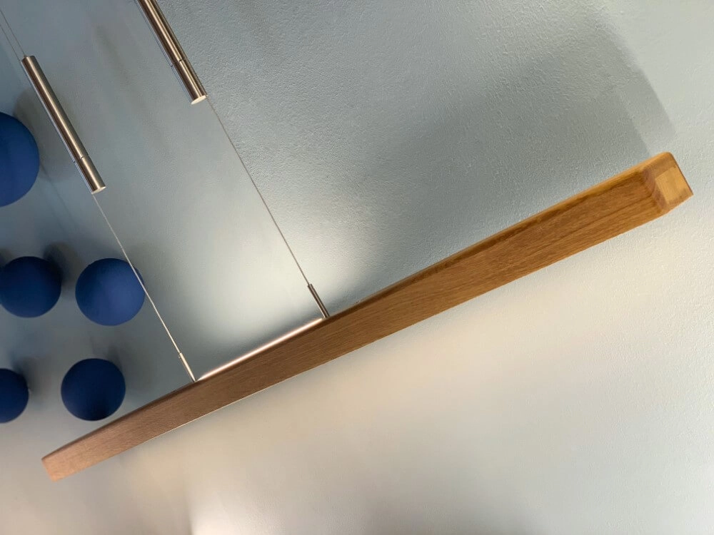 Pendant lamp up & down Leonora 121 cm - oak oiled HerzBlut 4021273026265