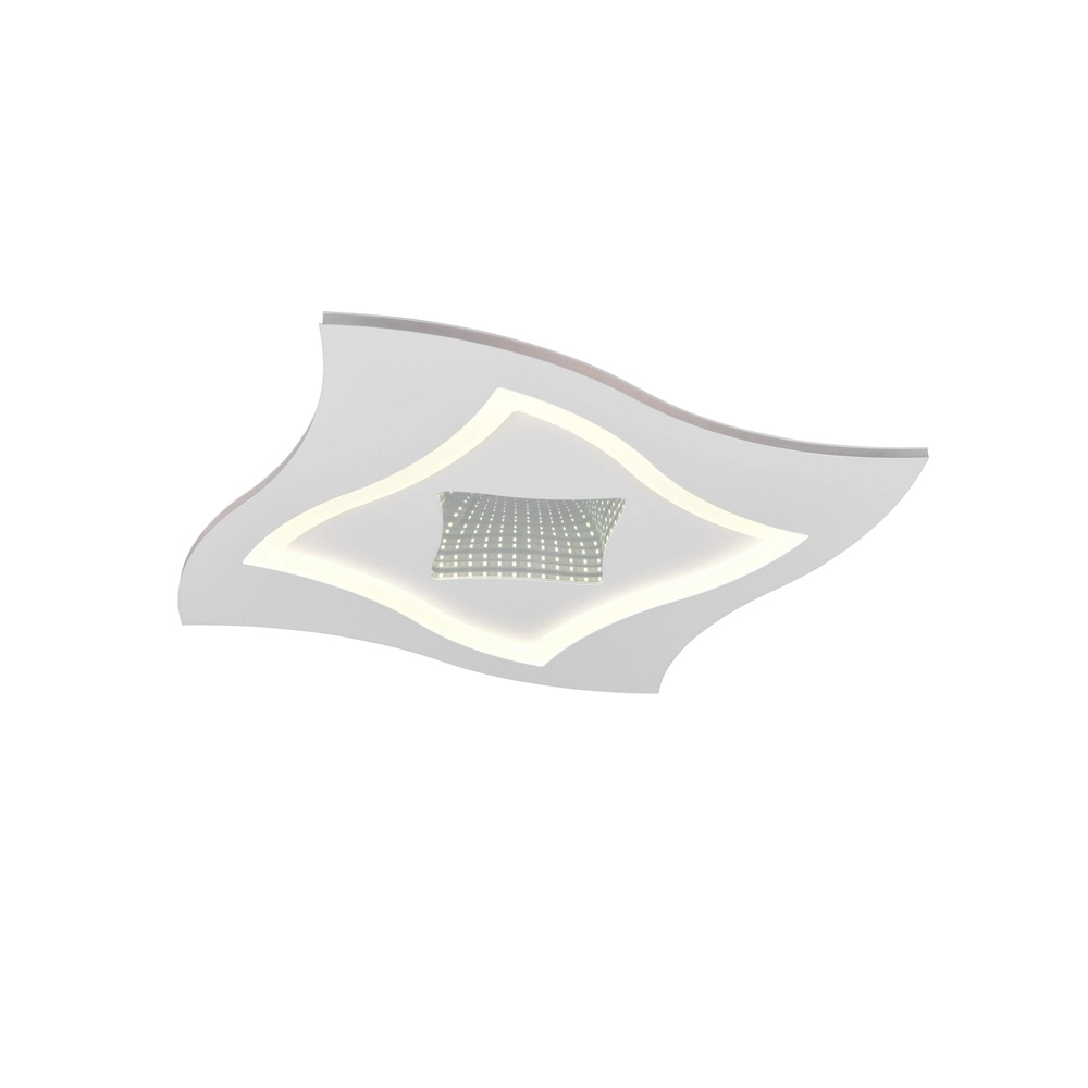 Modern ceiling lamp Klint white 50cm Trio 4017807653465