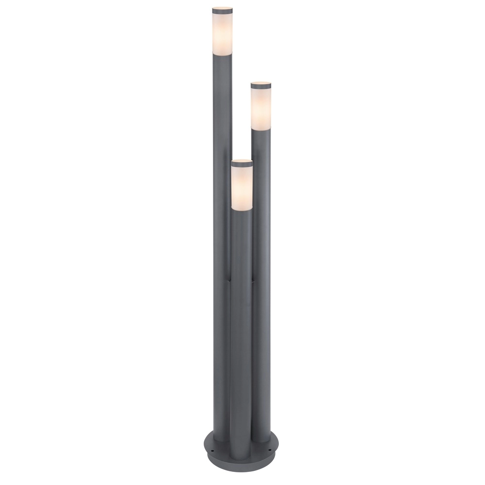 3-light garden lamp Boston anthracite