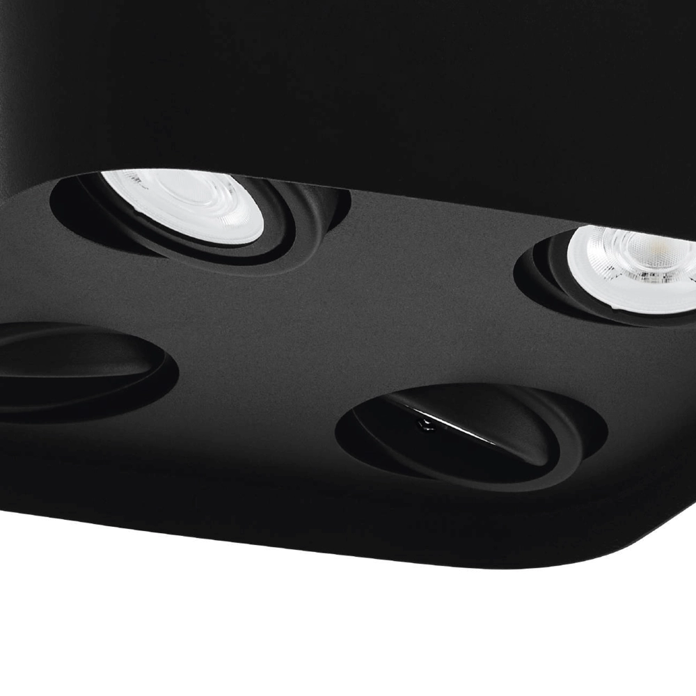 Surface-mounted spot Zigbee Caminales-Z 4-light black Eglo 9002759996758
