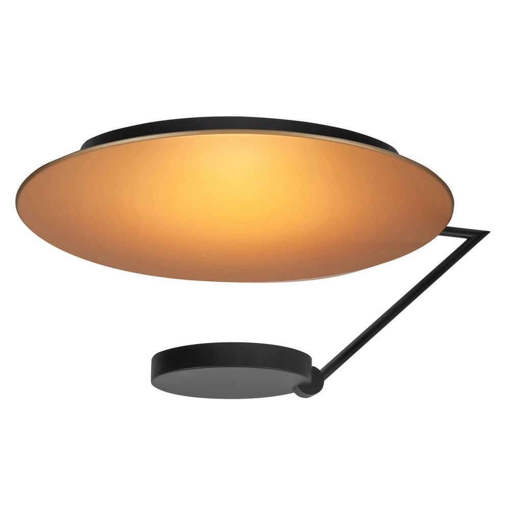 Design ceiling lamp Goldy black Ø 48cm