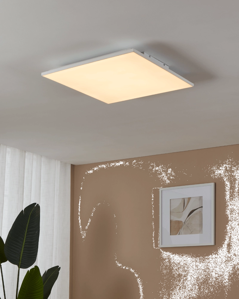 White ceiling lamp Trupiana 59 by 59cm Eglo 9008606244713