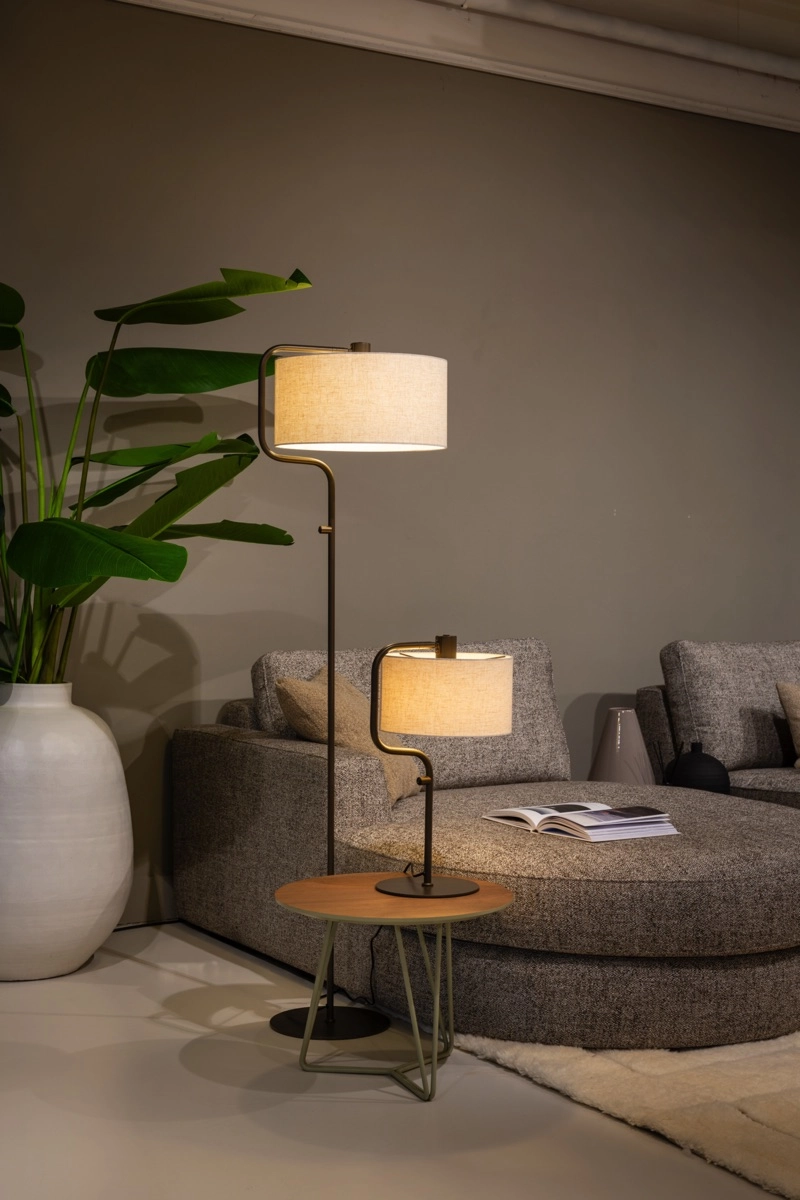 Floor lamp Jacqueline 1x E27 - anodic brown ETH 8720195310815