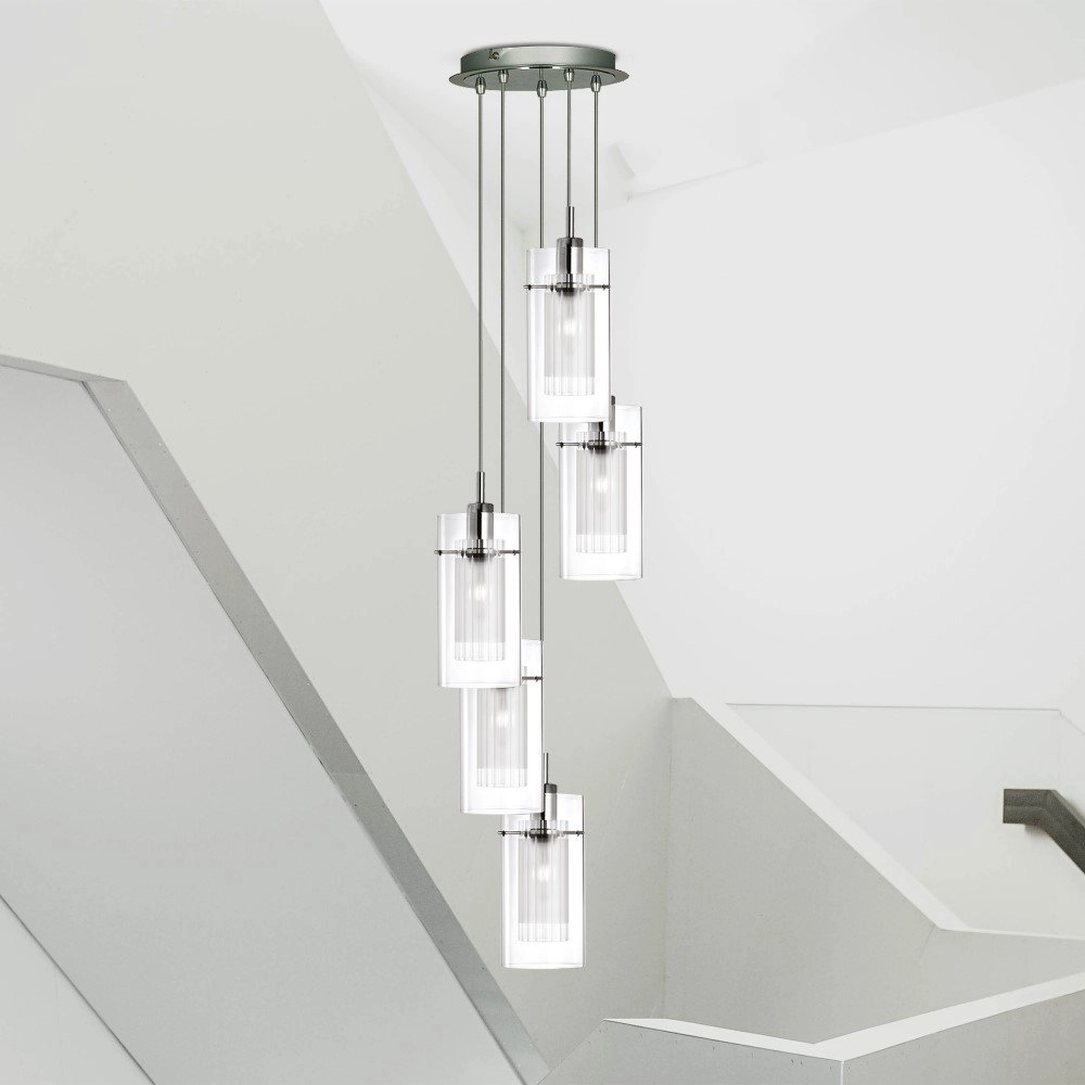 Glass vide lamp Duo 1 Searchlight 5013874274649