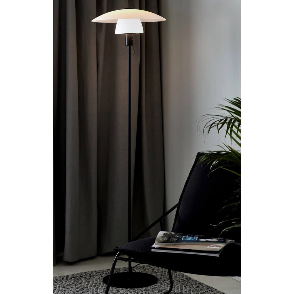 Modern floor lamp Verona black and white Nordlux 5704924001659