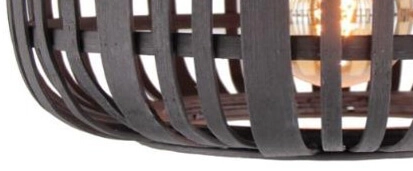 Ceiling lamp Woodrow 32cm black Brilliant 4004353395291