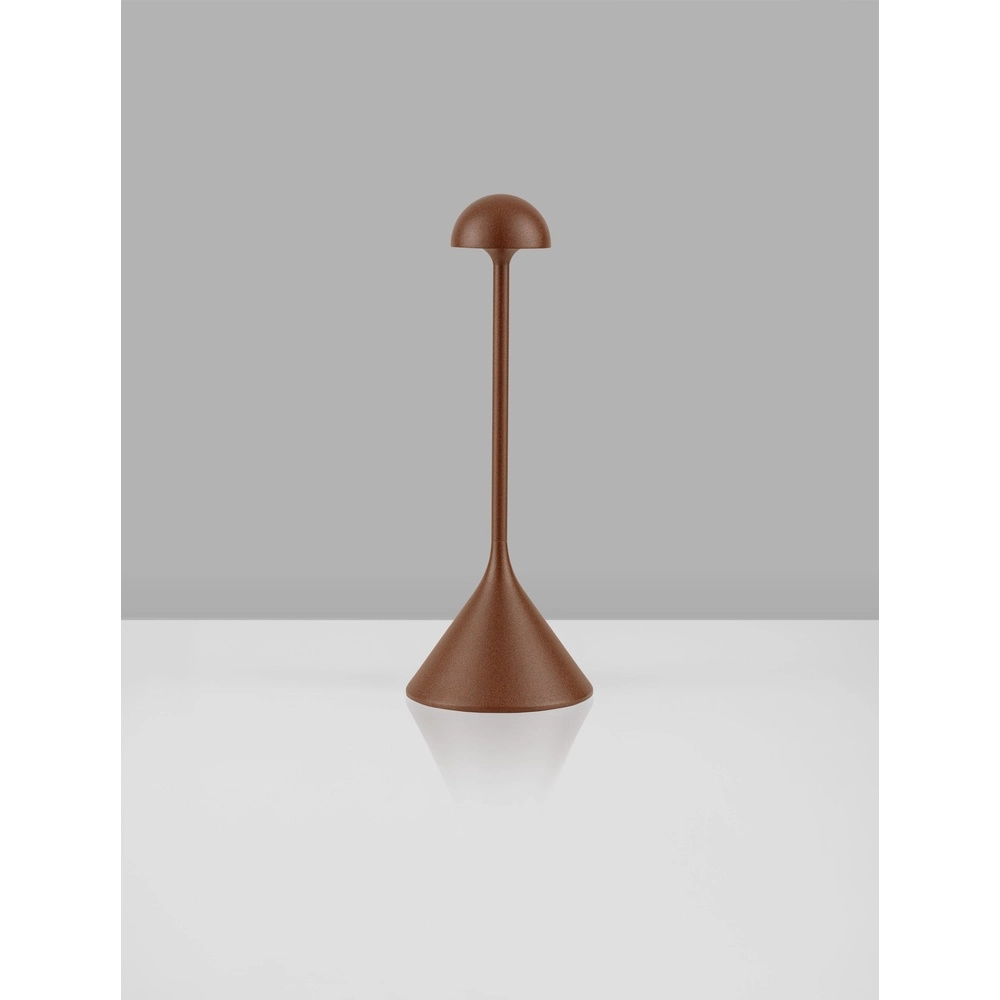 Table lamp Dalt rusty brown rechargeable with USB Lyora 5212017477040