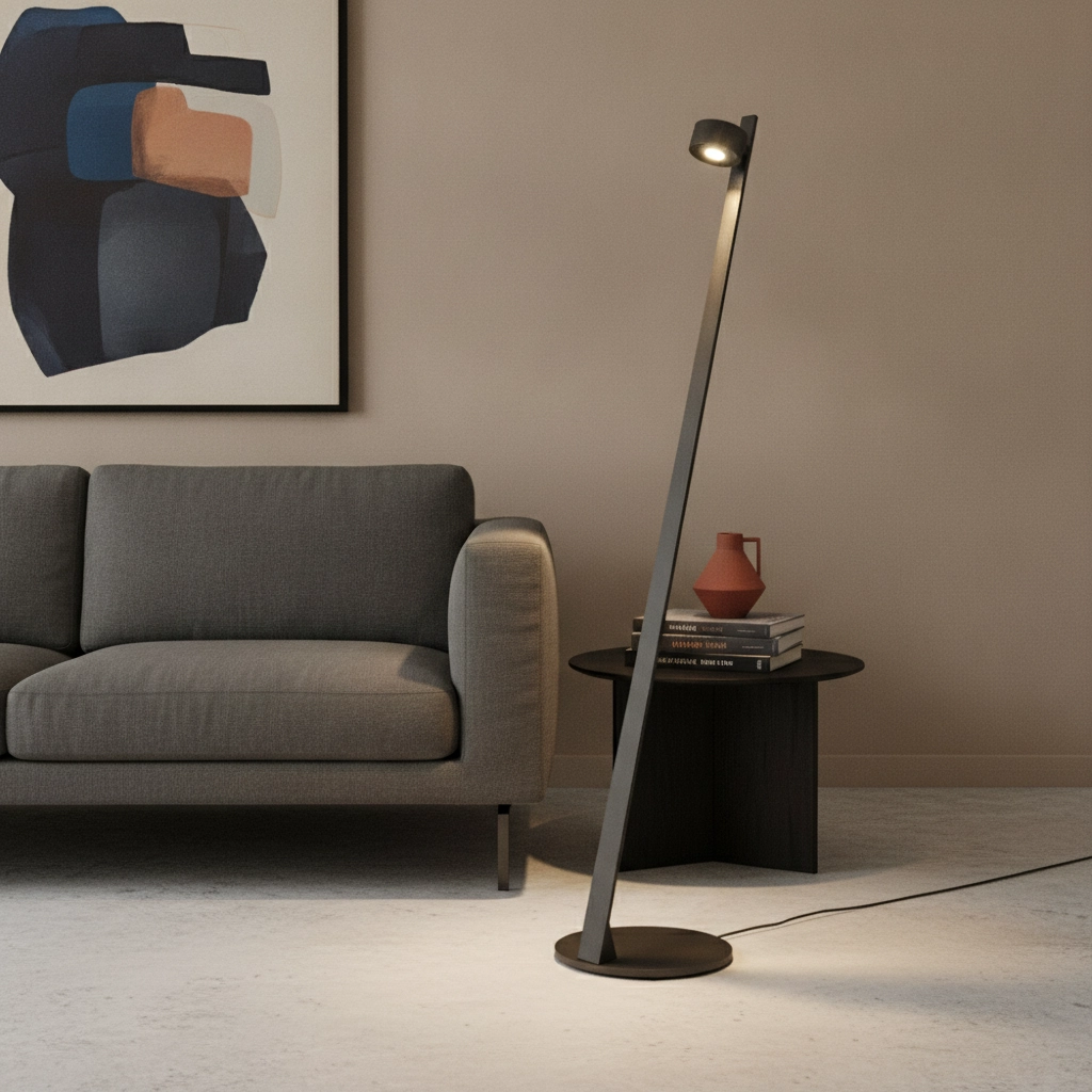 Design floor lamp Omega black