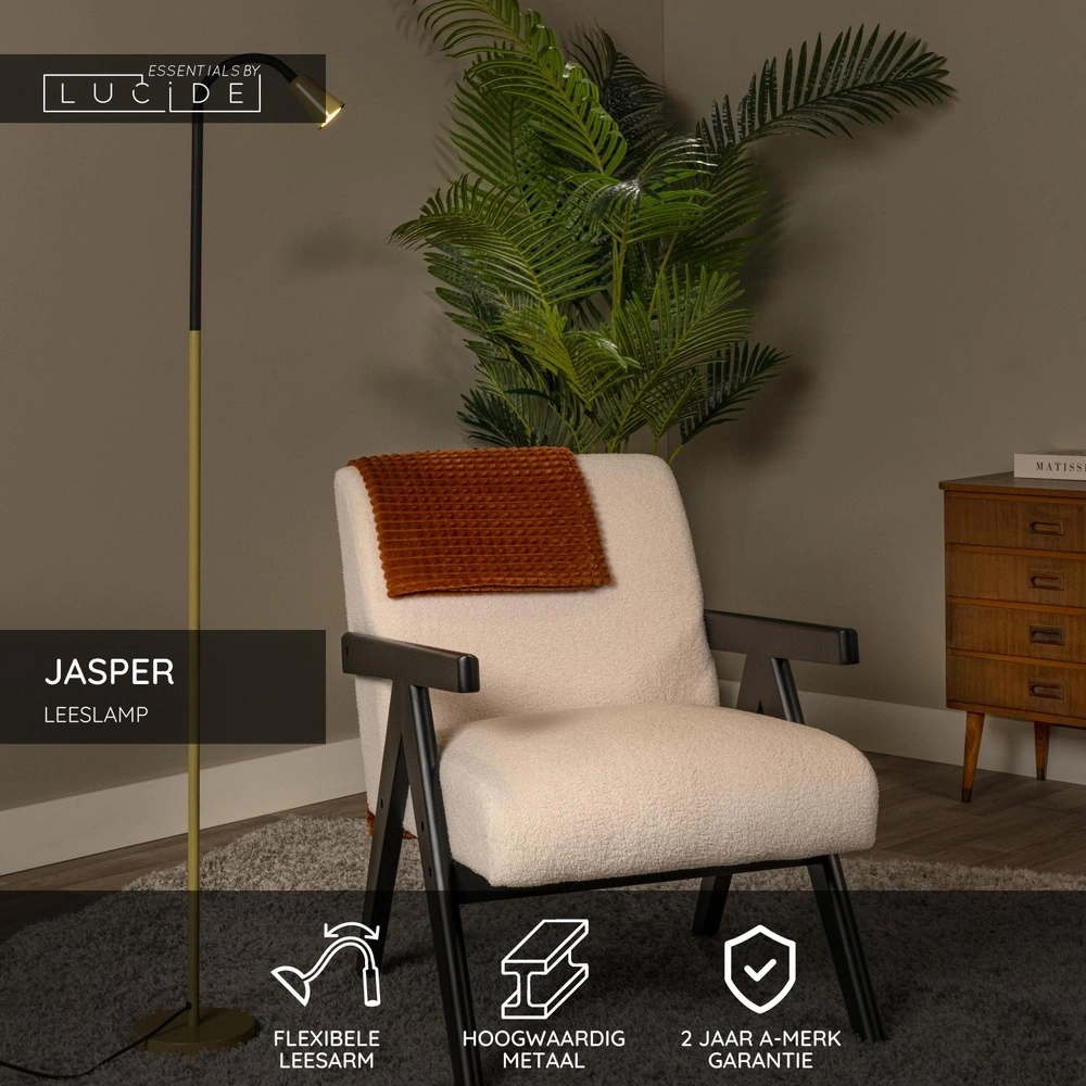 Reading lamp Jasper Green Lucide 5411212650337