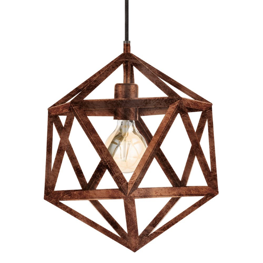 Pendant lamp Embleton 30,5cm antique copper