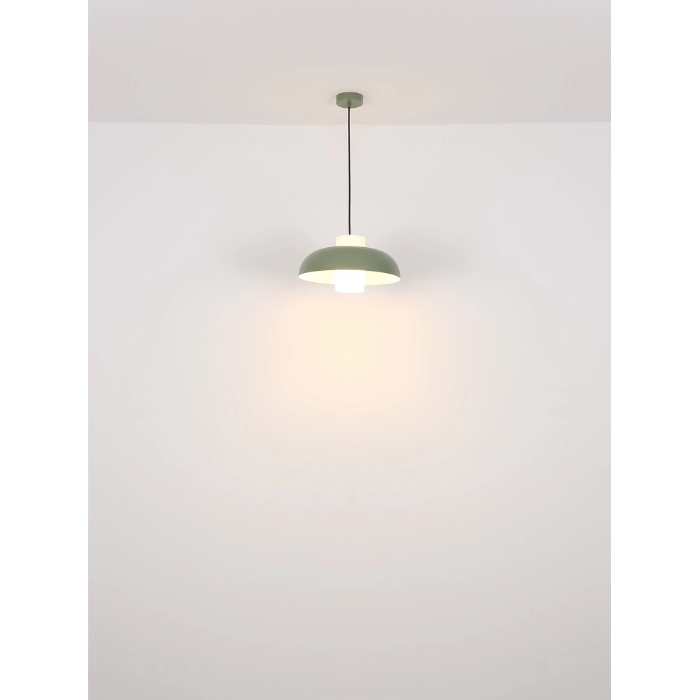 Modern pendant lamp Lowe green Ø 38cm Globo 9007371515165