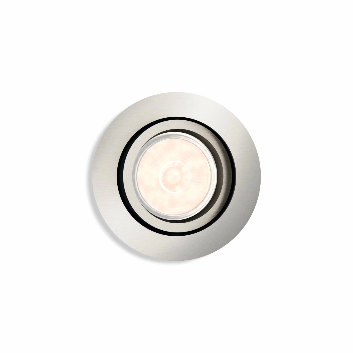 Directional recessed spotlight Donegal GU10 round 9cm nickel