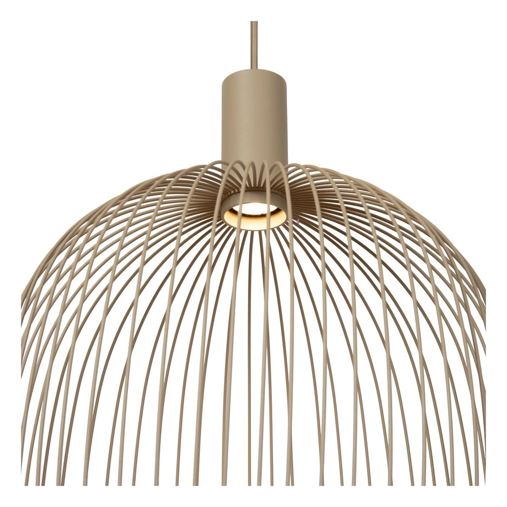 Pendant lamp Ø 40cm Esterel sand brown mini GU10 Lucide 5411212212320