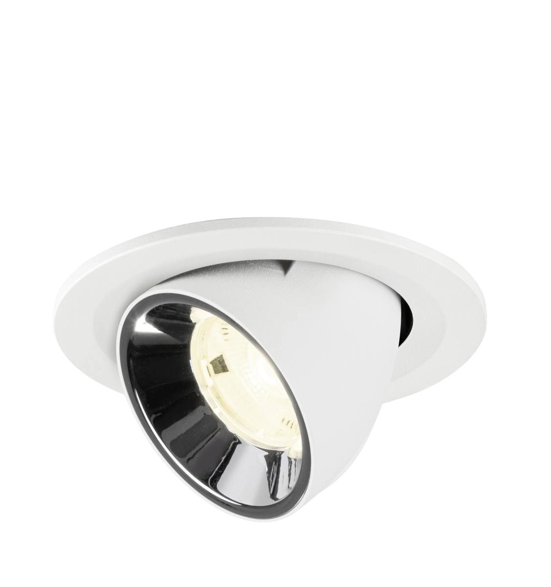 Recessed spotlight Numinos Gimble S white/chrome 4000K - 20deg