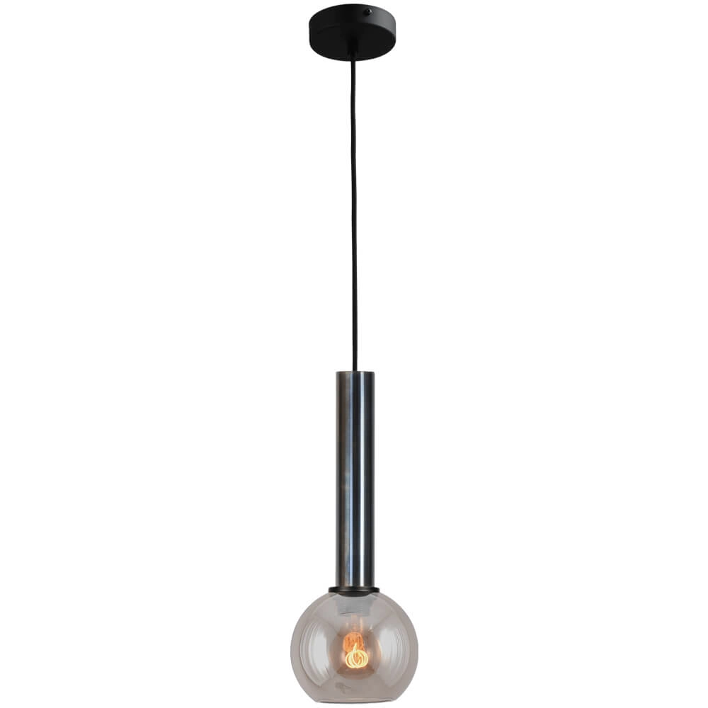 Hanging lamp Ø 15cm Bella 2 Dappled oil with gold glass