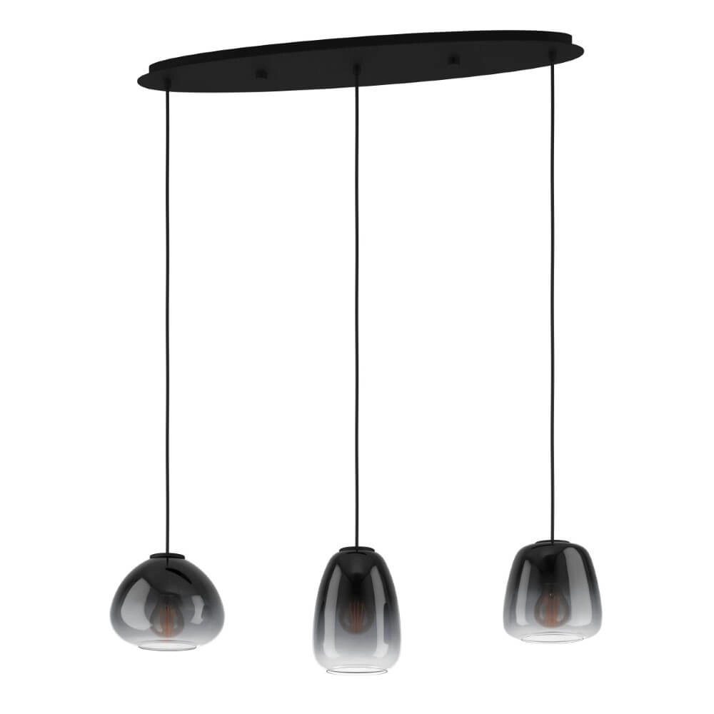 Dining room hanging lamp Aguilares with glass