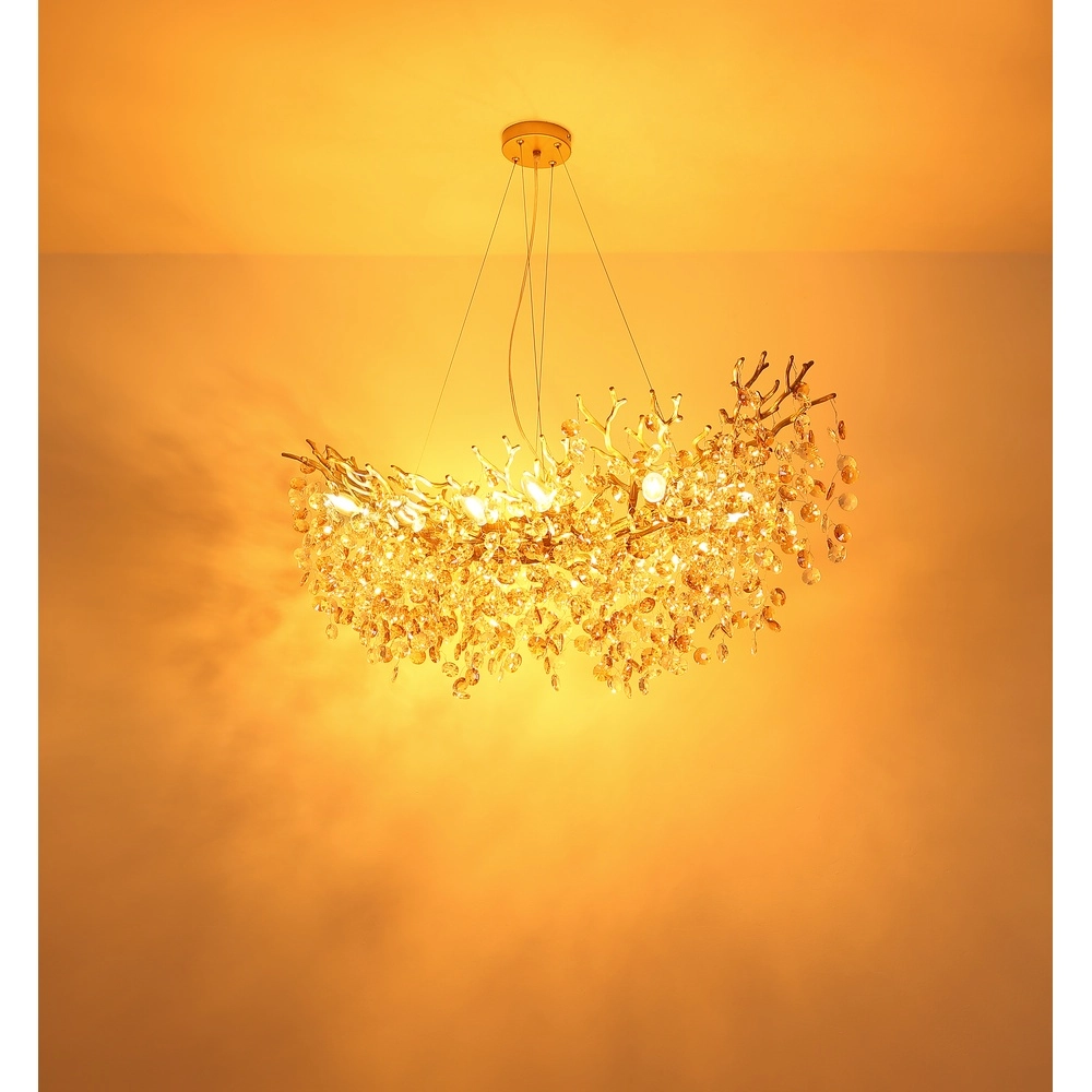 Pendant lamp Queena gold 150cm Globo 9007371522705