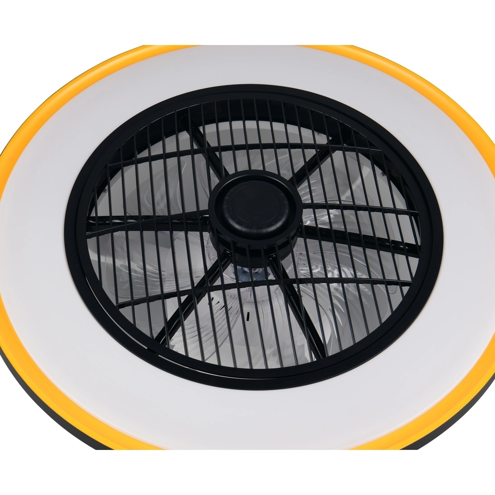 Ceiling fan Varpula black with gold Trio 4017807688597
