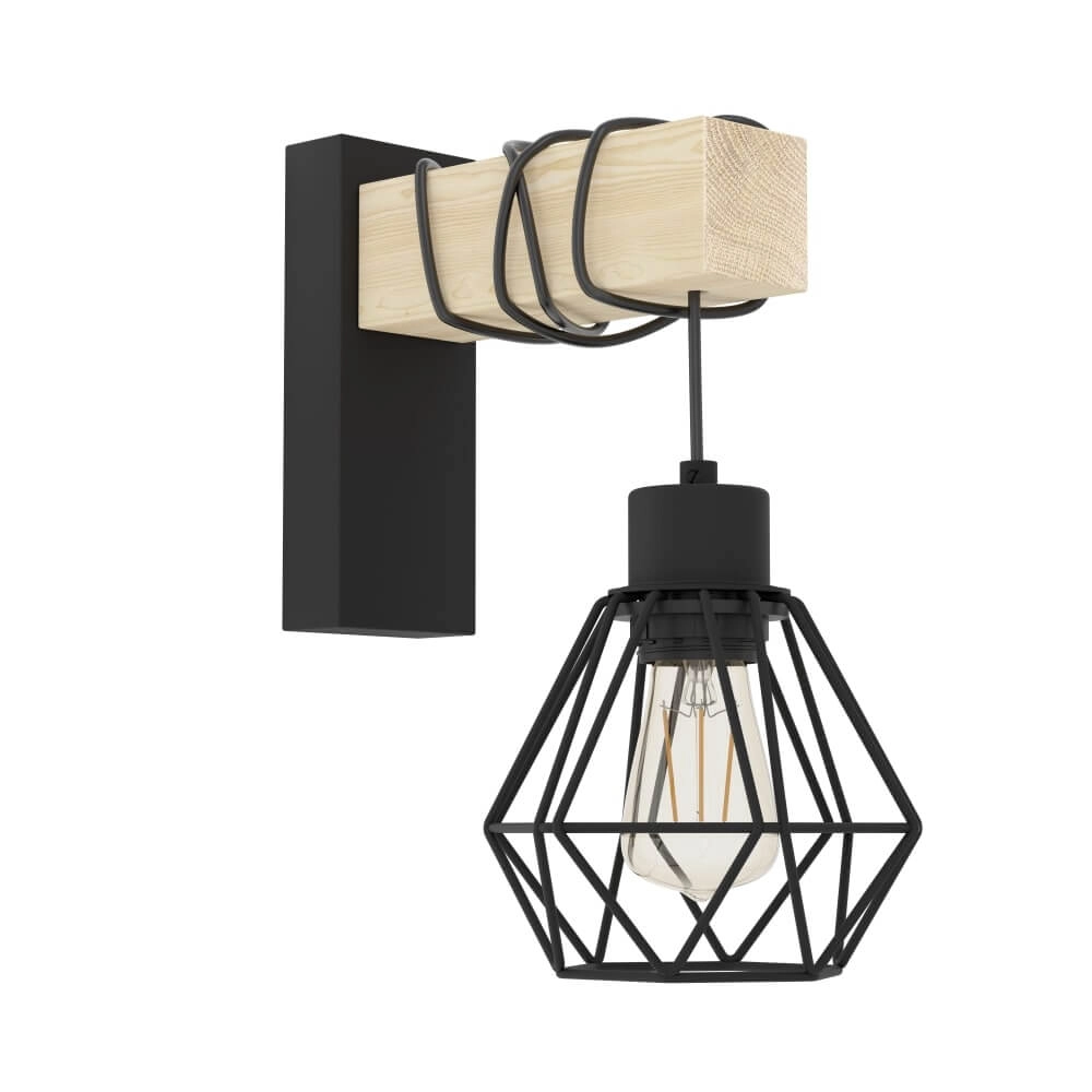 Wooden wall lamp Townshend 5 Eglo 9002759440787