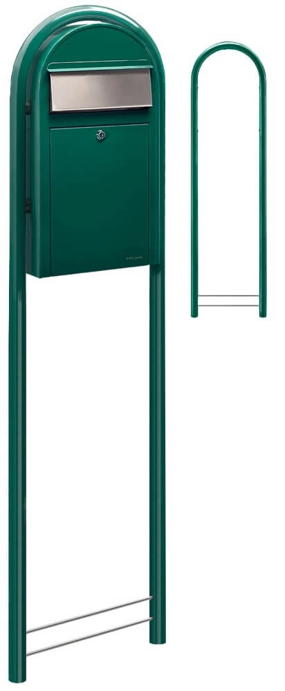 Mailbox Grande S 6005 i Dark green Bobi 6417237037251