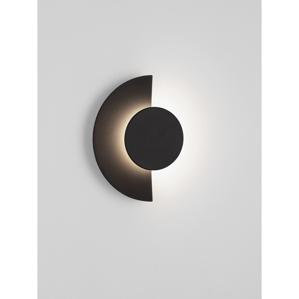 Modern wall lamp Gloo black - 3000K Lyora 5212017497253