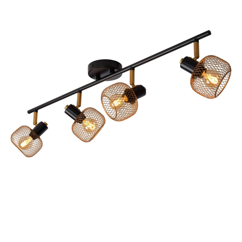 Ceiling light Maren 4-light gold Lucide 5411212771100